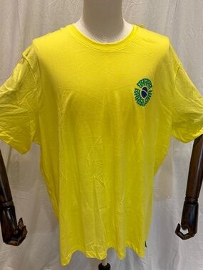 NWT Nike Brazil National Team "Voice" Soccer T-Shirt - Men's XXL - Yellow